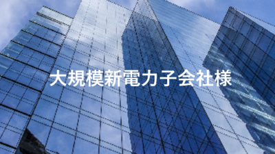 大規模新電力子会社様